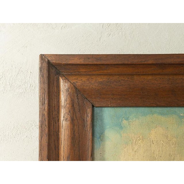 Modern Hermann Schmitzbonn, Mountain Lake, Oil Painting For Sale - Image 3 of 5