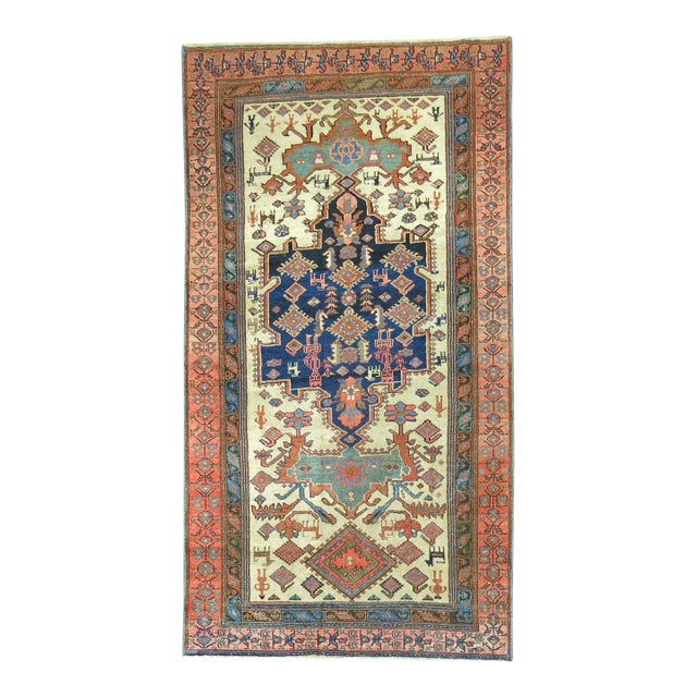 Late 20th Century Persian Malayer Pictorial Rug For Sale