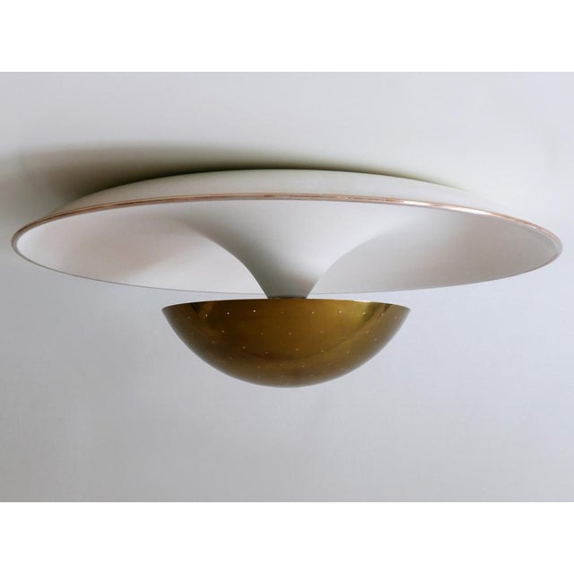 1960s Large Mid-Century Modern Flush Mount or Sconce, Germany 1960s For Sale - Image 5 of 18
