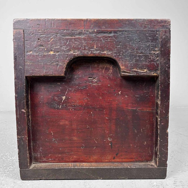Antique Wooden Zenibako Temple Offering Box, 1890s For Sale - Image 6 of 15