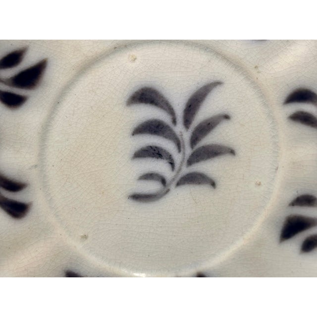 Early 19th Century Staffordshire Flow Black Mulberry Ironstone Cup & Saucer For Sale - Image 6 of 15
