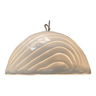 Vetri Murano Mid-Century Dome Pendant Light For Sale