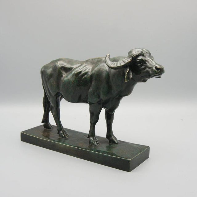 Antoine Louis Barye, Standing Buffalo, Bronze For Sale - Image 9 of 9