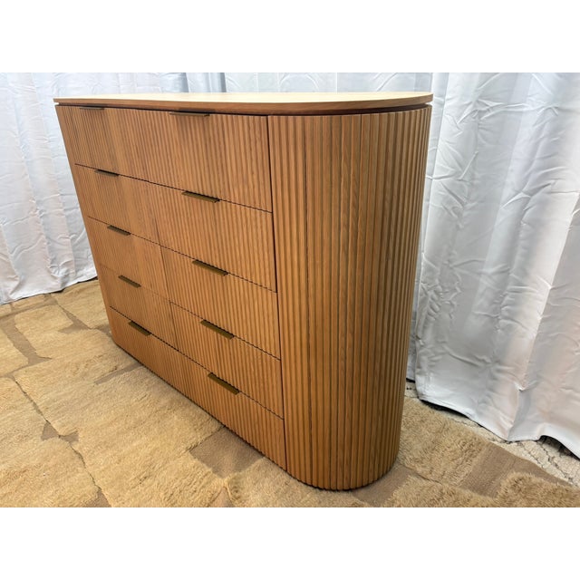 Rh Byron 10-Drawer Dresser - Light Oak For Sale - Image 18 of 18