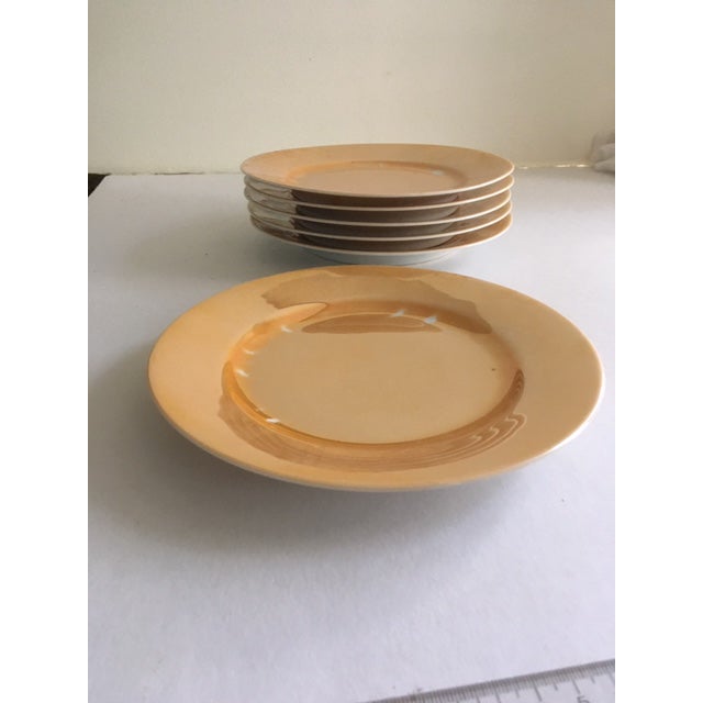Yellow Gold Lusterware Tea Set W Plates 22 Piece Set Chairish