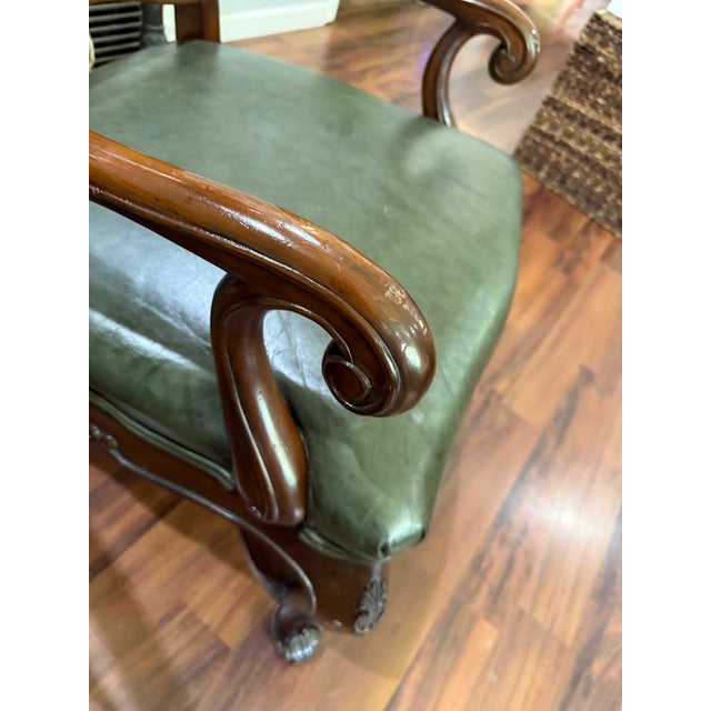 Late 20th Century Louis XV-style Carved Wood Armchairs - Set of 2 For Sale - Image 9 of 12