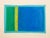 Paper 'Abstract, Emerald and Cobalt' by Robert Inman, 1981, Chouinard, Osaka, Butler Institute of Art, Los Angeles County Museum of Art For Sale - Image 7 of 7