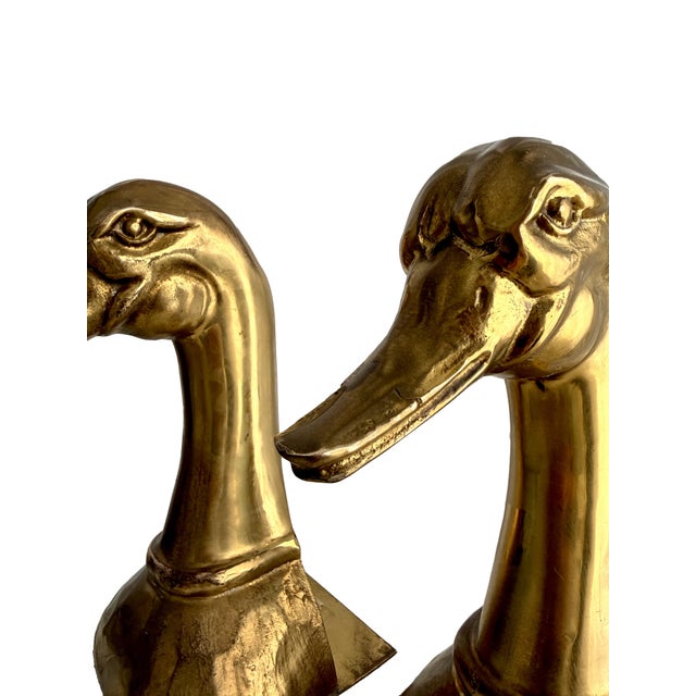 Almazán Patinated Brass Bookends, 1970s, Set of 2 For Sale - Image 6 of 8