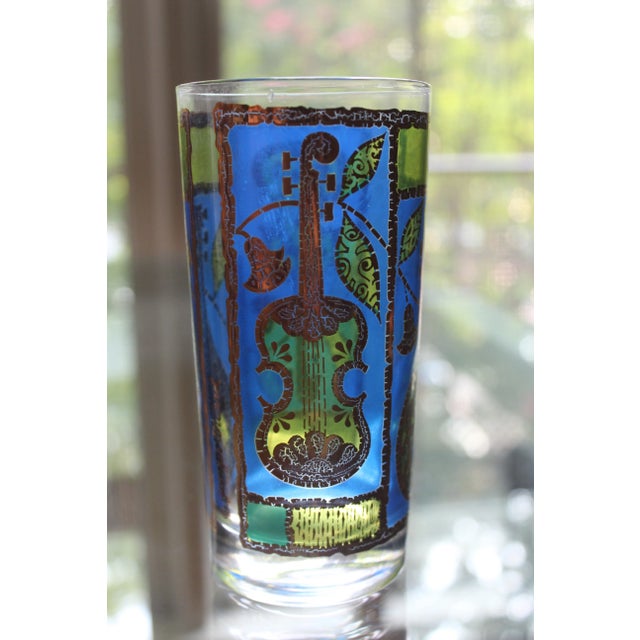 Georges Briard Set of 4 Georges Briard Vintage Highball Glasses For Sale - Image 4 of 9