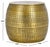 Modern Apoline Drum Side Table with Storage in Antique Brass For Sale - Image 3 of 10