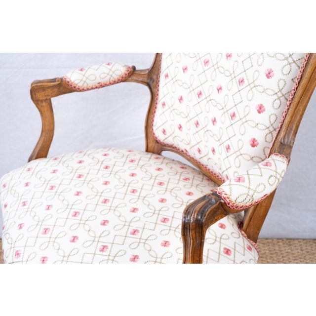 Pair of Antique French Armchairs For Sale In San Diego - Image 6 of 12