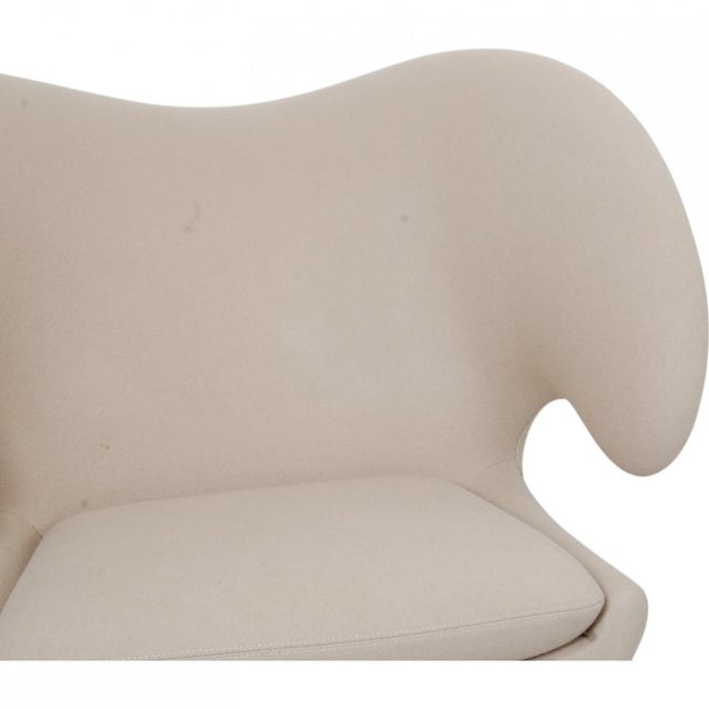 Beige Pelikan Chair in Beige Fabric by Finn Juhl For Sale - Image 8 of 13