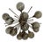 21st Century Mezzo Bronze Smoky Bubbles Murano Flush Mount by Fabio LTD For Sale