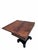 Antique American Empire Flame Mahogany Flip-Top Game Table For Sale - Image 4 of 10