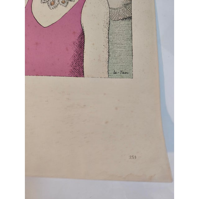 Large Cartier Jewelers Poster by Pierre Le Tan, 1985 For Sale - Image 6 of 11