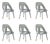 Caron Dining Chairs by Ottiu, Set of 6 For Sale