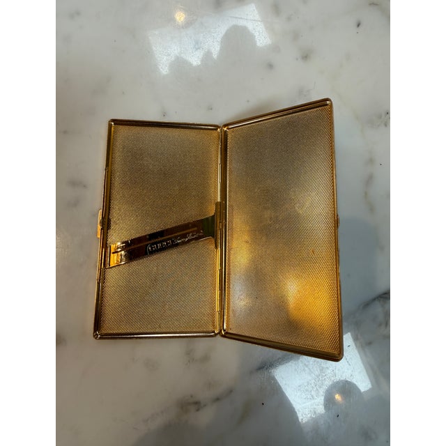 Brown Gucci Lacquer Cigarette Case With Web Gg Stripe, Italy, 1970s For Sale In Los Angeles - Image 6 of 7
