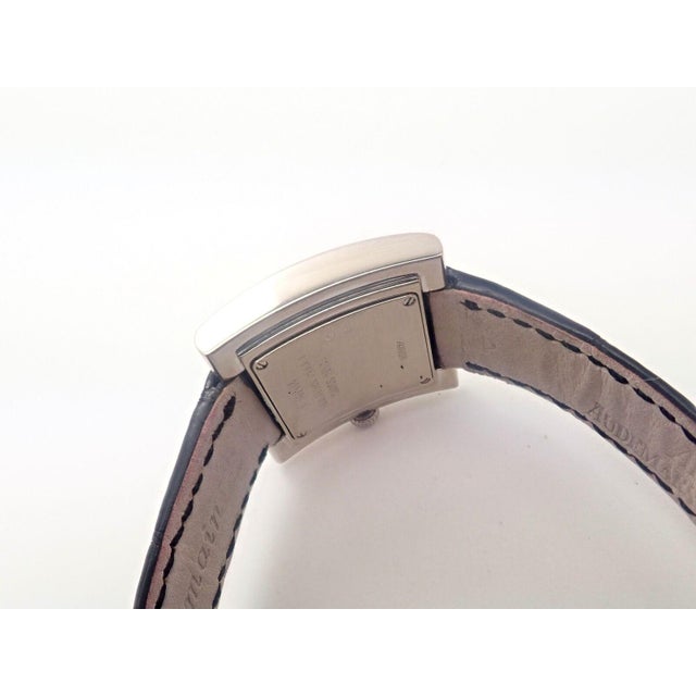 Vintage Audemars Piguet 18k White Gold 1.15ct Diamond Ladies Watch For Sale - Image 9 of 11