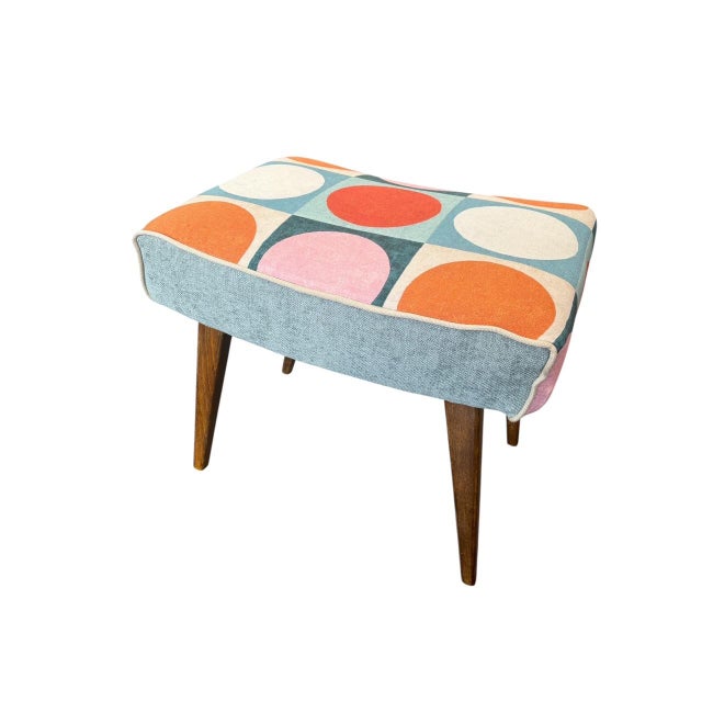 Mid-Century Modern Stool, 1970s For Sale - Image 6 of 6