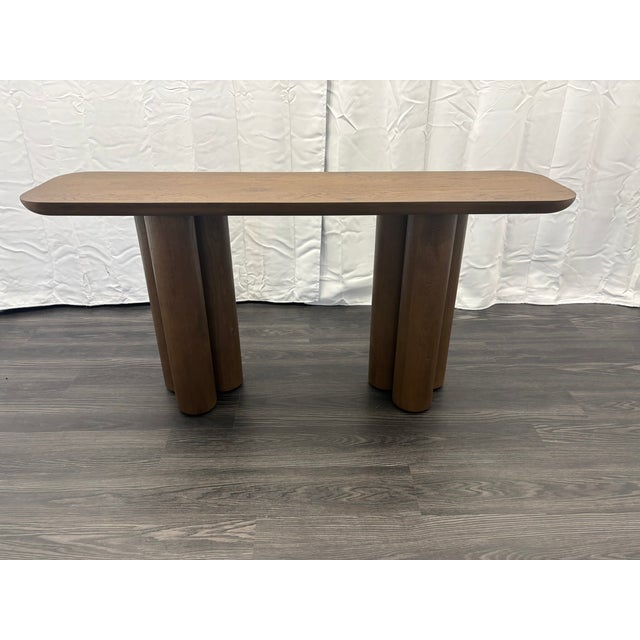 Rh Oslo Cylinder Console Table — 60" For Sale - Image 15 of 18