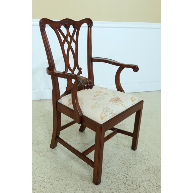 Henkel Harris Model 107 Mahogany Dining Room Chairs Set Of 10