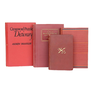 Decorative Red Book Set for Library Decor