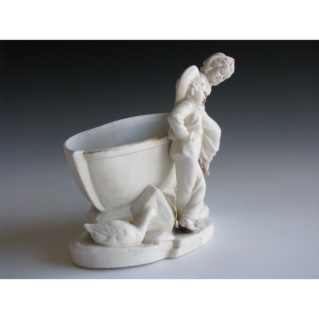 19th Century Antique German White Porcelain Bisque Figurine Chairish