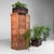 Striking Japanese kadai, a tall wooden plant stand or decorative display pedestal, made as a commemorative graduation...