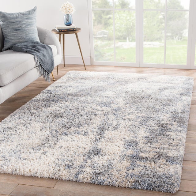 Jaipur Living Cantata Abstract Gray Blue Area Rug 8'10"X11'9" Chairish