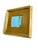 Wood Curated Set of 3 Framed Mini Paintings in Turquoise and Lavender by Jessalin Beutler For Sale - Image 7 of 7