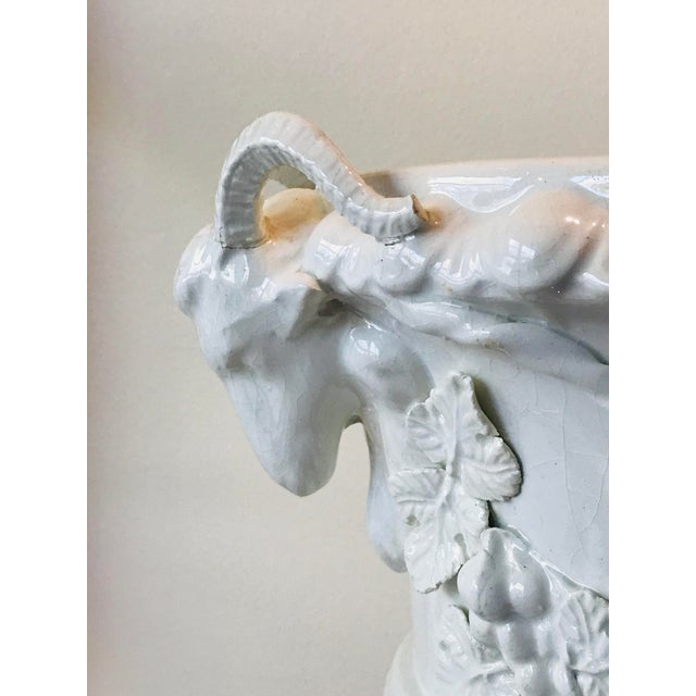 Ceramic 1950s Spanish Faience Urn For Sale - Image 7 of 12