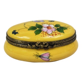 Vintage Oval Limoges Box For Sale