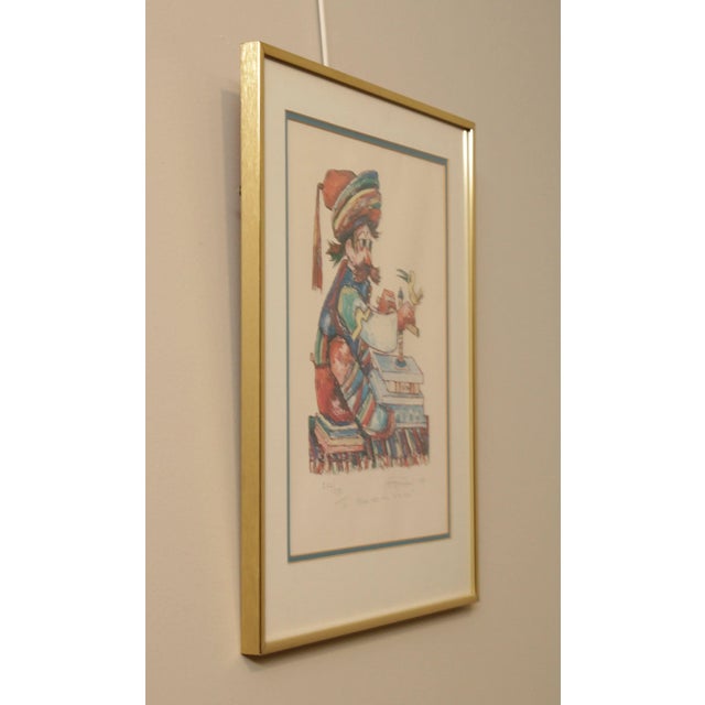 Jovan Obican Penal Signed Framed Lithograph For Sale - Image 4 of 13