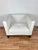 White Kelly Hoppen for Century Furniture White Leather Club Chair For Sale - Image 8 of 12