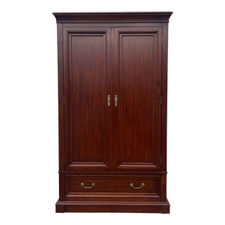 Ethan Allen Medallion Collection Solid Cherry Armoire For Sale