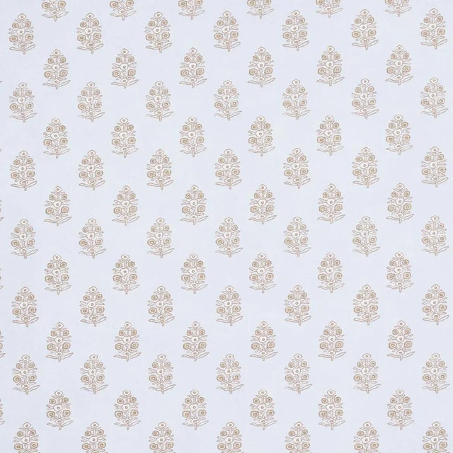 SAMPLE - Schumacher Aditi Wallpaper In Sky For Sale