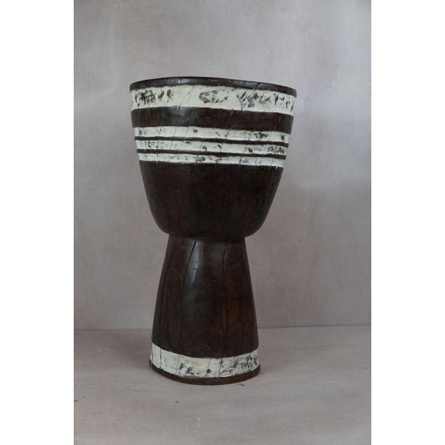 Tapered Wood Side Table from Cameroon For Sale - Image 5 of 6