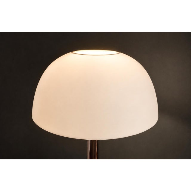 1960s Rewired Brazilian Modern Table Lamp in Chrome Metal and Acrylic Shade For Sale - Image 15 of 15