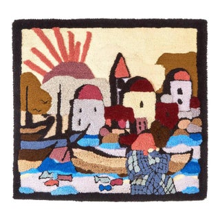 1970s Decorative Rug | Old City Jerusalem For Sale