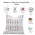 FabDivine Cushion Cover With Block Print 22x22 Inch Thick Cotton White-Darpan For Sale - Image 4 of 4