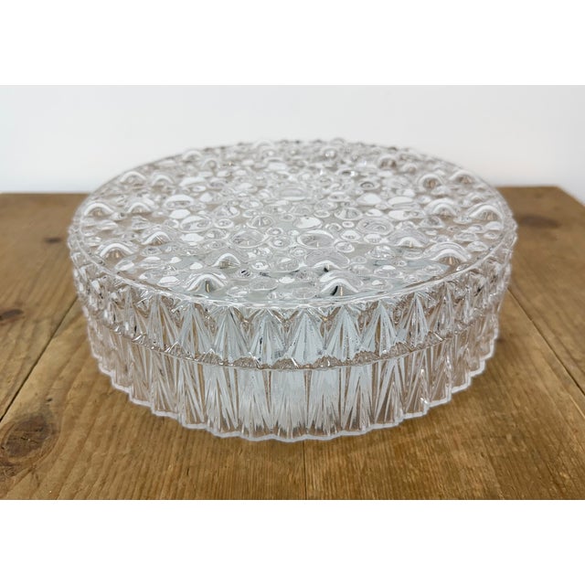 Industrial Vintage Glass Wall Light, 1970s For Sale - Image 3 of 17