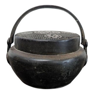 Antique Chinese Brass Hand Warmer For Sale
