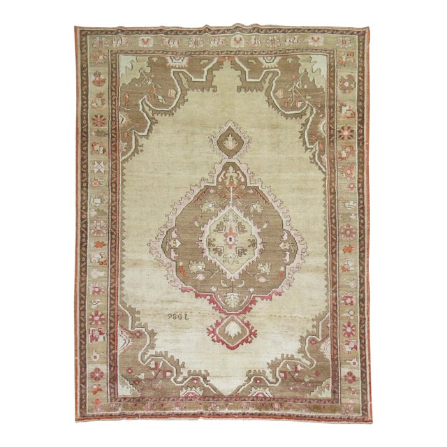 Late 20th Century Traditional Turkish Kars Anatolian Room Size Rug For Sale