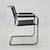 Metal Vintage S34 Cantilever Chair in Black Leather by Mart Stam for Thonet, 1980s For Sale - Image 7 of 11