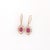 Oval Ruby Dangle Earrings With Earth Mined Diamonds in Solid 14k Yellow Gold - 2 Pieces For Sale In Columbus - Image 6 of 6