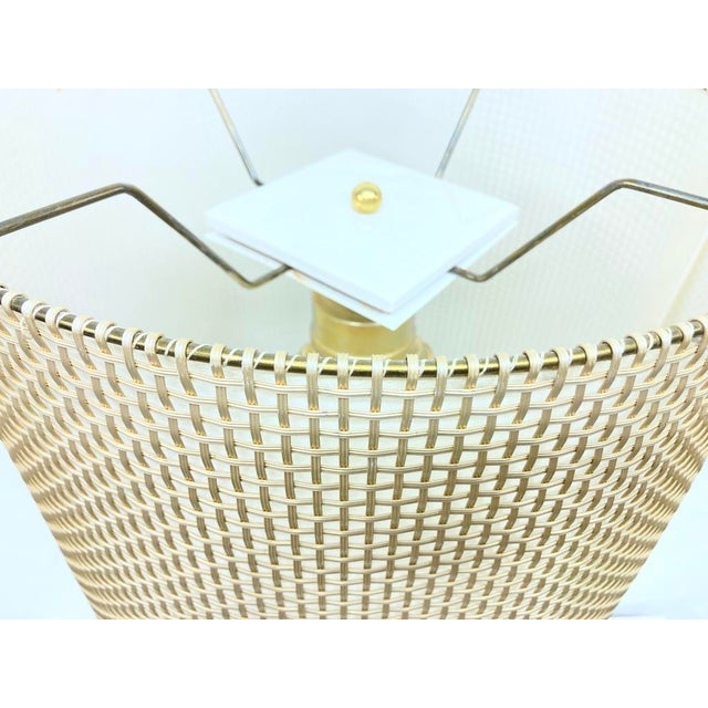 Hollywood Regency Floor or Table Lamp with Gold-Plated Ceramic Base, 1960s-1970s For Sale - Image 11 of 16