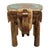 Green Elephant Stool Mango Wood Handmade With Mandala Painting Plant Stool Decoration For Sale - Image 8 of 10