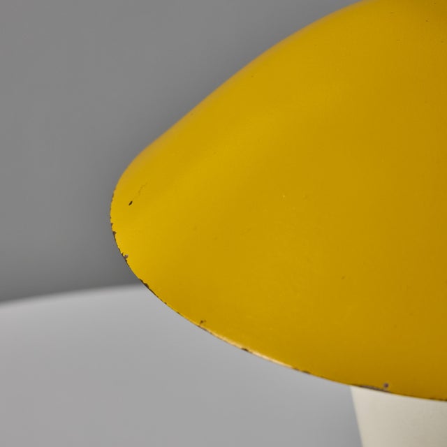 Pair of 1940s Josef Hurka Yellow Adjustable Shade Table Lamps for Napako For Sale - Image 13 of 15