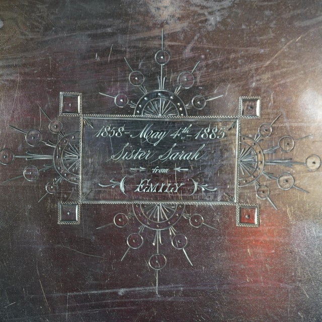 Antique Five Piece Figural Reed & Barton Figural Silver Plated Tea Set C1890 For Sale - Image 12 of 12