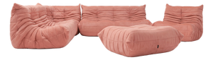Togo Sofa Set in Pink by Michel Ducaroy for Ligne Roset, Set of 5